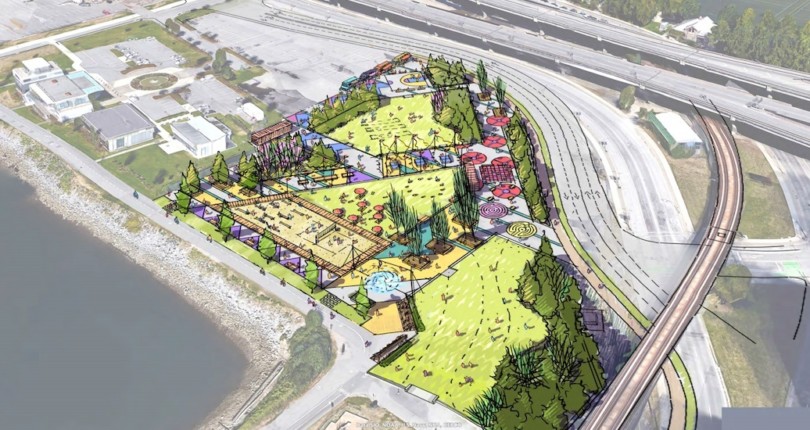 Temporary Park at Northeast False Creek